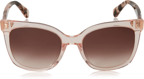 Kate Spade New York Women's Kiya Square Sunglasses, Peach, 53 mm Kate Spade New York