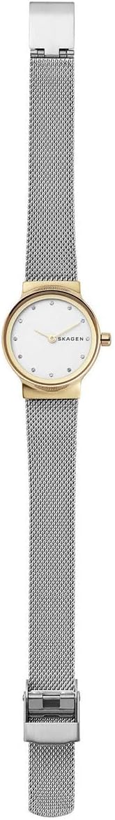 Skagen Women's Freja Stainless Steel Analog-Quartz Watch with Stainless-Steel Strap, Silver, 14 (Model: SKW2666) Skagen