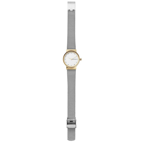 Skagen Women's Freja Stainless Steel Analog-Quartz Watch with Stainless-Steel Strap, Silver, 14 (Model: SKW2666) Skagen