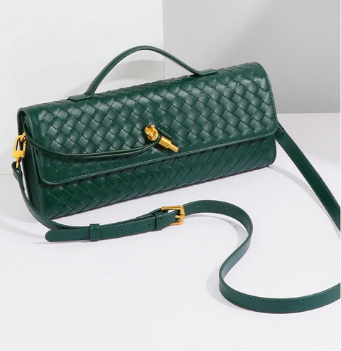 Upbull Trendy Woven Evening Clutch Purses Women Underarm Shoulder Handbag Cute Satchels Crossbody Purse PU Leather Wallet Upbull