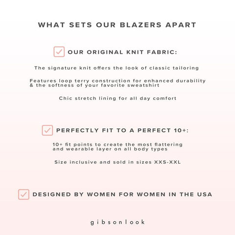 GIBSONLOOK Women Notch Collar Knit Topper, Lined Tailored Sweater Jacket, Business Casual Outfits for Women, Heather Grey- S