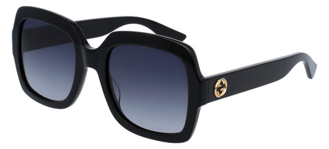 Gucci Grey Square Ladies Sunglasses GG0036SN 001 54 Gucci