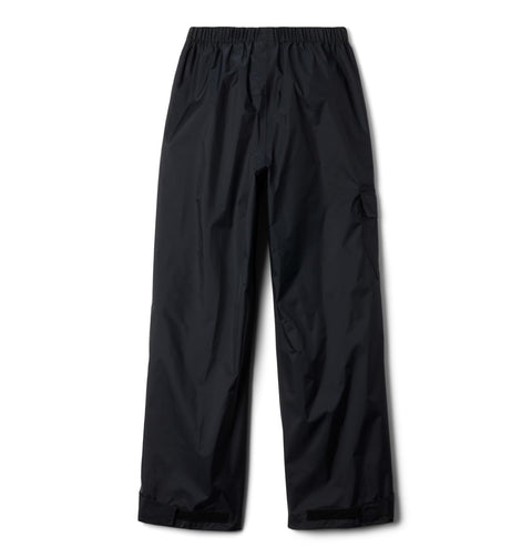 Columbia Youth Cypress Brook III Waterproof Rain Pant, Black, Medium