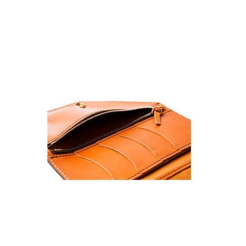 TANNER GOODS Mens Wallet. Mens Leather Wallets. Workman Wallet Four Card Slots with Interior Cash Bill Pockets. Saddle Tan TANNER GOODS