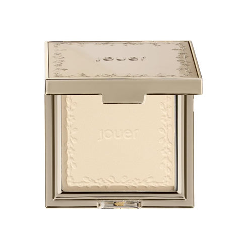 Jouer Soft Focus Hydrate + Set Powder – Talc-Free, Vegan, Lightweight Setting Powder with Hyaluronic Acid, Vitamin E & Allantoin– Universal Translucent Finish, Limited Edition Design & Gift Pink Pouch