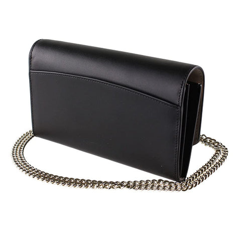 Kate Spade New York Gemma Wallet on a Chain Shoulder Bag (Black) Kate Spade New York