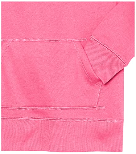 Amazon Essentials Girls' Pullover Hoodie Sweatshirt, Bright Pink, X-Small