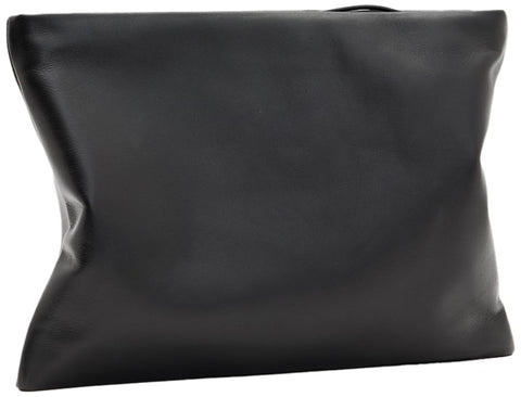 AllSaints Bettina Leather Clutch Bag, Black AllSaints