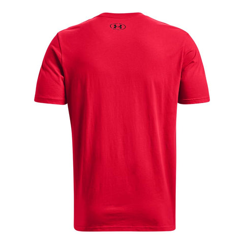 Under Armour Men's Sportstyle Logo Short Sleeve T Shirt, (600) Red / / Black, 3X-Large