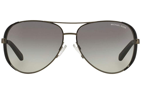 Michael Michael Kors Women's MK5004 Designer Sunglasses, Gunmetal/Black Michael Kors