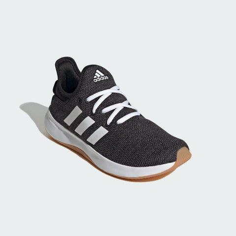 adidas Women's Cloudfoam Pure Sneaker, Black/White/Grey, 7 adidas
