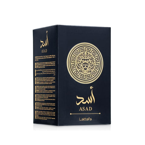 Lattafa Perfumes Asad for Unisex Eau de Parfum Spray, 3.4 Ounce Lattafa