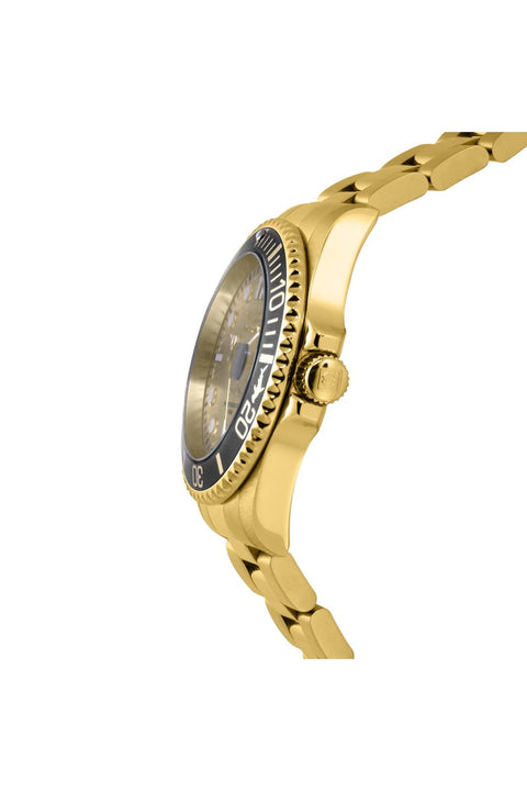 Invicta Mens Pro Diver Quartz Watch, Gold, 30025 Invicta