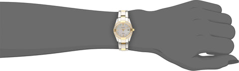 Citizen Women's Eco-Drive Dress Classic Diamond Watch in Two-tone Stainless Steel, Mother of Pearl Dial (Model: EW1824-57D) Citizen