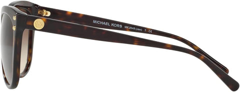 Michael Kors Jan MK2045 55mm Dark Tortoise Acetate/Brown Gradient One Size sunglasses womens Michael Kors