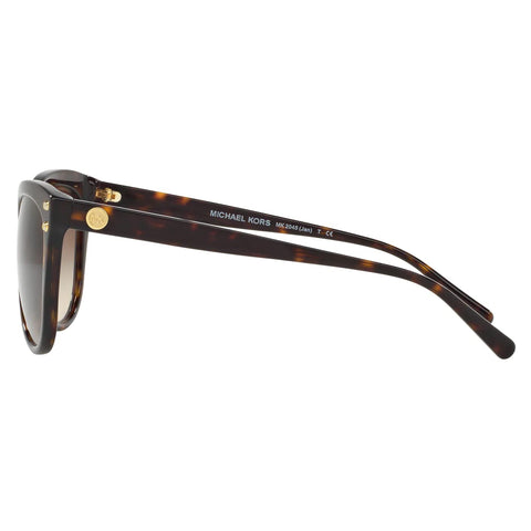 Michael Kors Jan MK2045 55mm Dark Tortoise Acetate/Brown Gradient One Size sunglasses womens Michael Kors