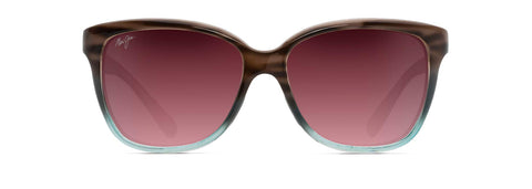 Maui Jim Women's Starfish Polarized Fashion Sunglasses, Sandstone with Blue/Maui Rose®, Medium Maui Jim