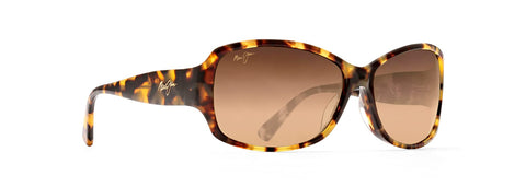 Maui Jim Women's Nalani Polarized Fashion Sunglasses, Tort/White and Blue/HCL® Bronze, Medium Maui Jim