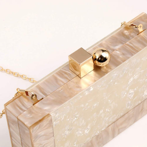 Menurra Women Acrylic Evening Clutch bag Glitter Marble Purse Handbag for Wedding Cocktail Party Prom Menurra