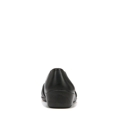 LifeStride Women's Incredible Ballet Flat Black Synthetic 8.5 M