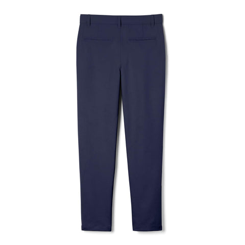 French Toast Boys' Slim Fit Stretch Performance Pant, Navy, 12