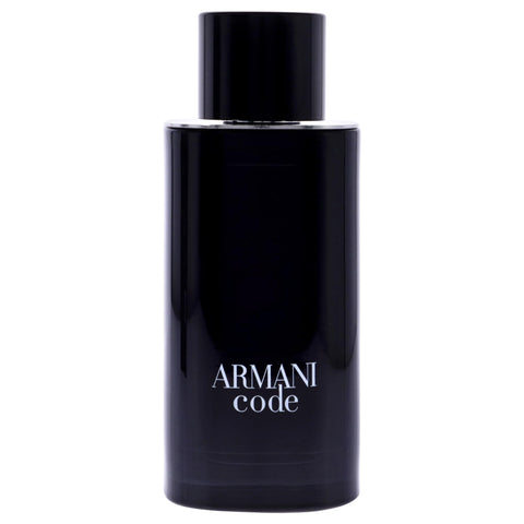 Armani Beauty - Code - Eau de Toilette - Cologne for Men - Ambery Woody Fragrance - Citrus, Lavandin, Tonka Bean Notes - 4.2 Fl Oz Armani Beauty