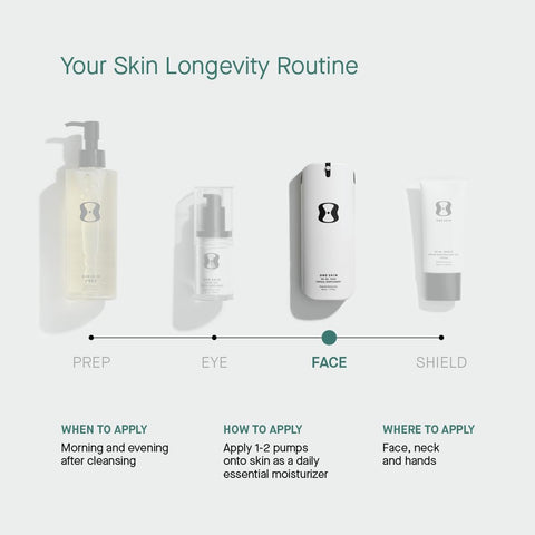 OneSkin FACE OS-01 Peptide Topical Supplement | Skin Longevity Age Reversal Moisturizer | Safe for Sensitive Skin, Fragrance-Free, 50 mL / 1.7 oz