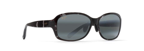 Maui Jim Women's Koki Beach Polarized Universal Fit Fashion Sunglasses, Black and Grey Tortoise/Neutral Grey, Medium Maui Jim