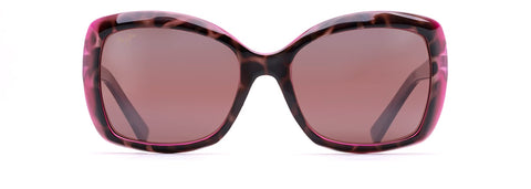 Maui Jim Women's Orchid Polarized Fashion Sunglasses, Tortoise w/ Raspberry/Maui Rose®, Medium Maui Jim