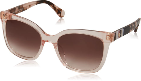 Kate Spade New York Women's Kiya Square Sunglasses, Peach, 53 mm Kate Spade New York