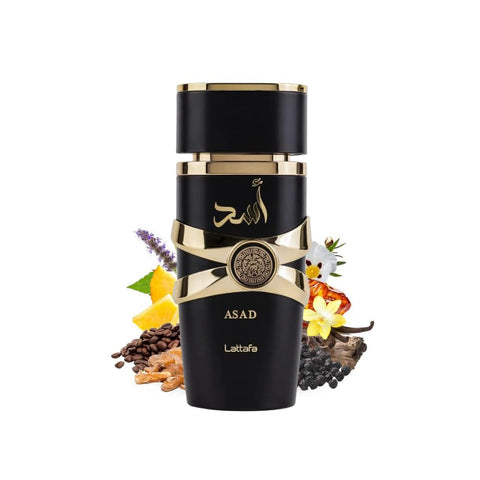 Lattafa Perfumes Asad for Unisex Eau de Parfum Spray, 3.4 Ounce Lattafa