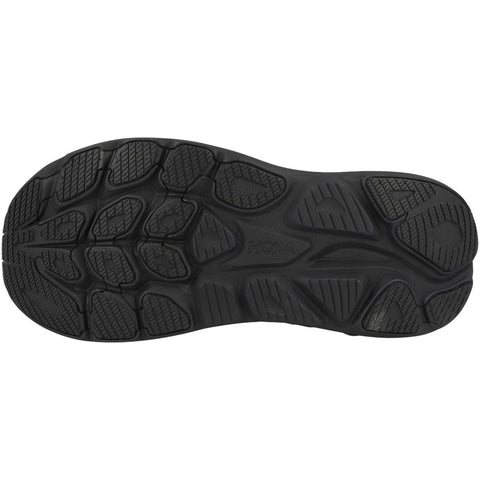 Hoka Men's Clifton 10 Sneaker, Black/Black, 11
