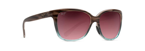Maui Jim Women's Starfish Polarized Fashion Sunglasses, Sandstone with Blue/Maui Rose®, Medium Maui Jim