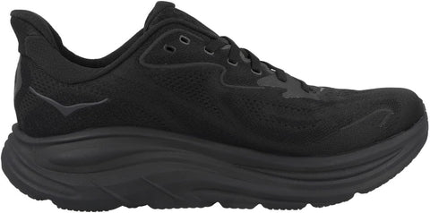 Hoka Men's Clifton 10 Sneaker, Black/Black, 11