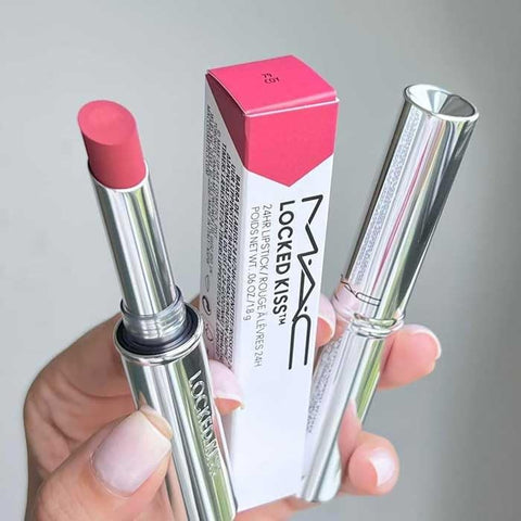 MAC Locked Kiss 24 Hour - Extra Chili for Women - 0.06 oz Lipstick MAC