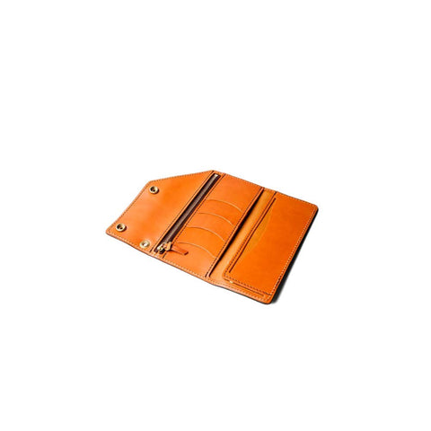 TANNER GOODS Mens Wallet. Mens Leather Wallets. Workman Wallet Four Card Slots with Interior Cash Bill Pockets. Saddle Tan TANNER GOODS