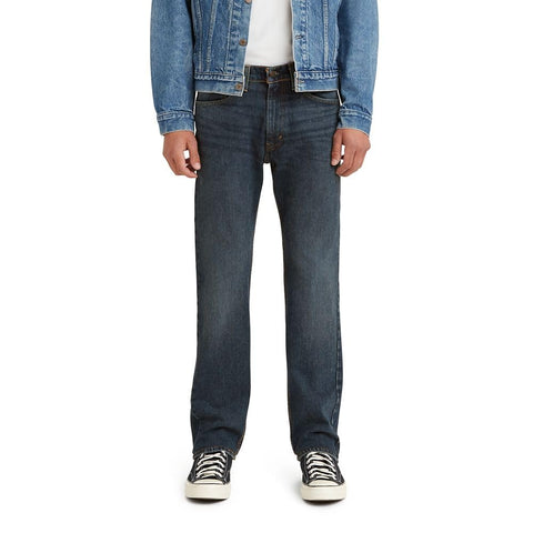 Levi's Men's 505 Regular Fit Jeans (Also Available in Big & Tall), Dark Stonewash, 33W x 34L