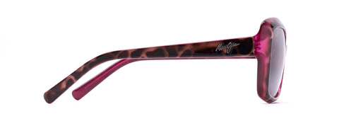 Maui Jim Women's Orchid Polarized Fashion Sunglasses, Tortoise w/ Raspberry/Maui Rose®, Medium Maui Jim