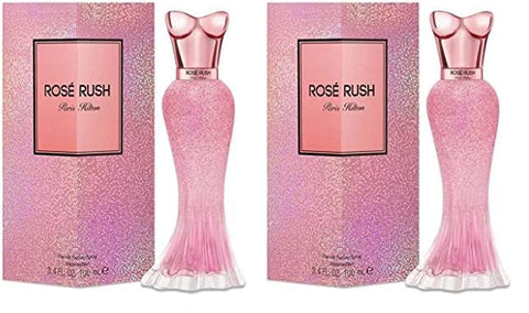 Paris Hilton Rose Rush for Women Eau de Parfum Spray, 3.4 Fl Oz, Pack of 2 Paris Hilton