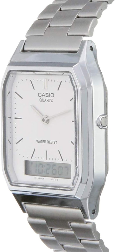 Casio - Mens Watch - AQ230A7D, Silver, Core