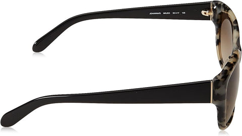Kate Spade New York Women's Johanna Rectangular Sunglasses, Havana Black, 27 mm Kate Spade New York