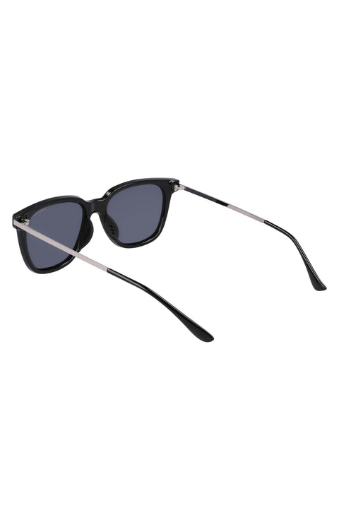 Cole Haan Women's Ladies Polarized Sunglass Rectangular, Black, 53mm Cole Haan
