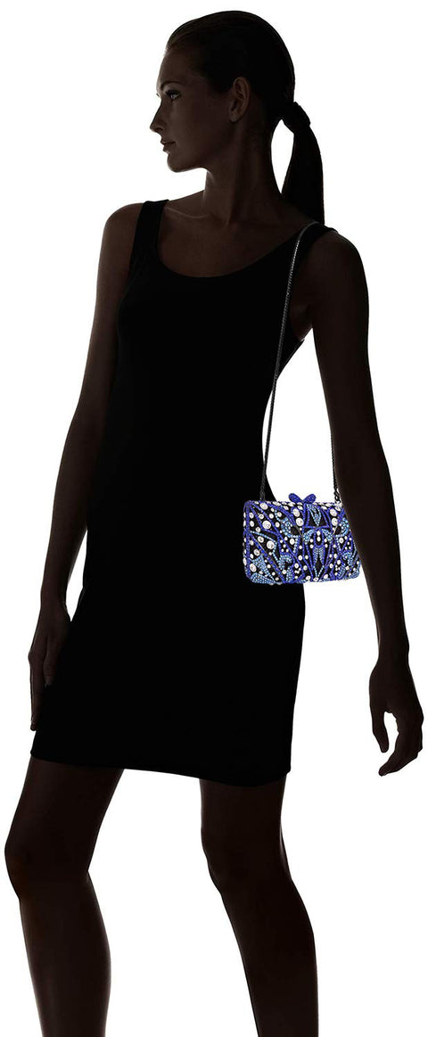 MOSSMON Luxury Crystal Clutch Women Rhinestone Evening Bag for Party and Wedding MOSSMON
