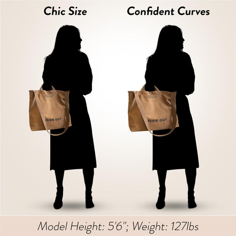 Tote Bag for Women, Large Canvas Bags Women Gift, Fashion Crossbody 16oz 100% Cotton Canvas Bag, Large Capacity Shoulder Bag (Brown)