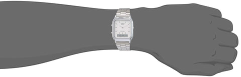 Casio - Mens Watch - AQ230A7D, Silver, Core