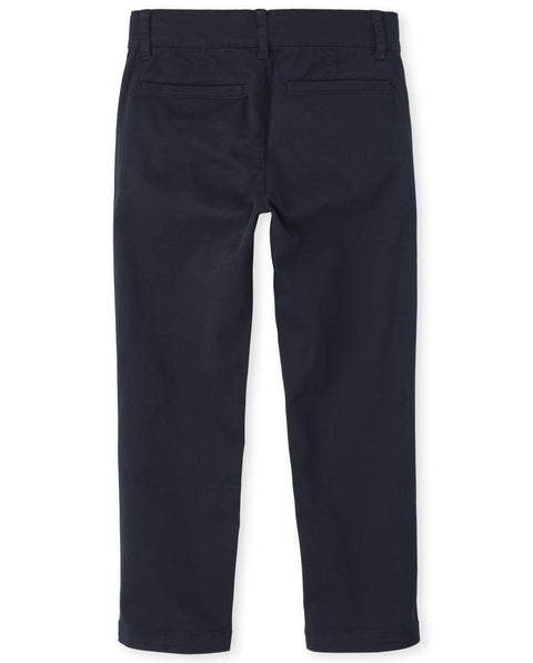 The Children's Place Boys Stretch Skinny Chino Pants,New Navy 2 Pack,6