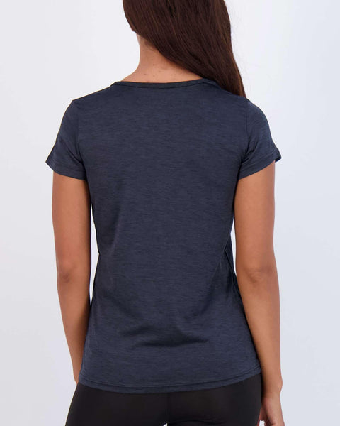 Real Essentials Women's V-Neck Activewear T-Shirt, Quick Dry, 5-Pack XL Real Essentials