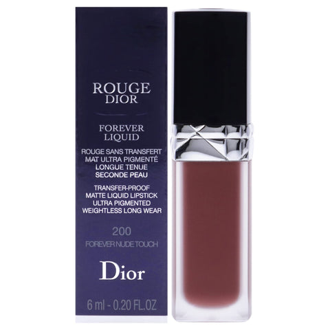 Christian Dior Rouge Dior Forever Liquid Matte - 200 Forever Nude Touch Lipstick Women 0.2 oz Dior