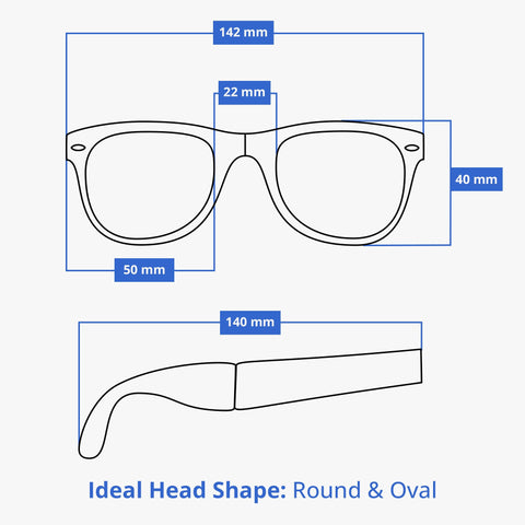 Foldies Classic Folding Sunglasses Polarized, UV400, UVA, UVB Protection for Men Women, Folding Sunglasses Leather Case