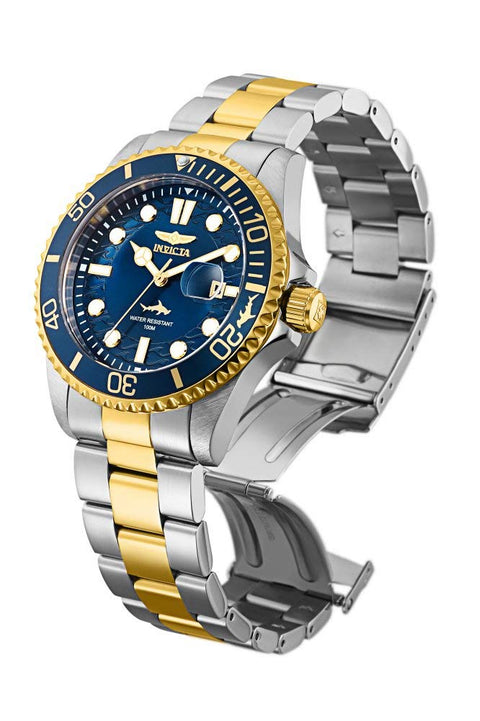 Invicta Mens Pro Diver Quartz Watch, Two Tone, 30021 Invicta